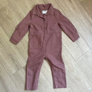 Old Navy toddler girls mauve pink jumpsuit